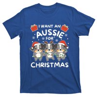 I Want An Australian Shepherd For Christmas Cute Dogs Gift T-Shirt