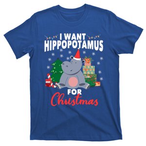 I Want A Hippopotamus For Christmas Xmas Hippo Cute Gift T-Shirt