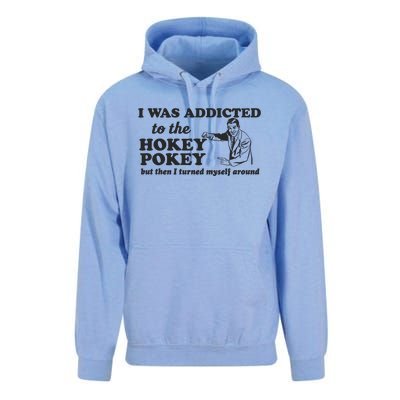 I Was Addicted To The Hokey Pokey Punny Dancing Dance Joke Unisex Surf Hoodie