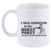 I Was Addicted To The Hokey Pokey Punny Dancing Dance Joke 11oz C Handle Ceramic Mug