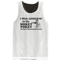 I Was Addicted To The Hokey Pokey Punny Dancing Dance Joke Mesh Reversible Basketball Jersey Tank