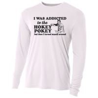 I Was Addicted To The Hokey Pokey Punny Dancing Dance Joke Cooling Performance Long Sleeve Crew