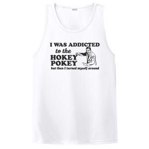 I Was Addicted To The Hokey Pokey Punny Dancing Dance Joke PosiCharge Competitor Tank