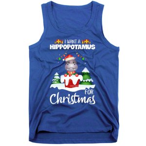 I Want A Hippopotamus For Christmas Xmas Cute Funny Gift Tank Top