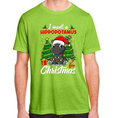 I Want A Hippopotamus For Christmas Xmas Boys Gift Adult ChromaSoft Performance T-Shirt