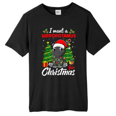 I Want A Hippopotamus For Christmas Xmas Boys Gift Tall Fusion ChromaSoft Performance T-Shirt