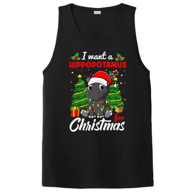 I Want A Hippopotamus For Christmas Xmas Boys Gift PosiCharge Competitor Tank