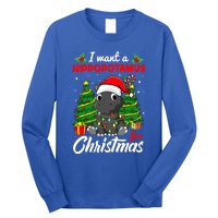 I Want A Hippopotamus For Christmas Xmas Boys Gift Long Sleeve Shirt