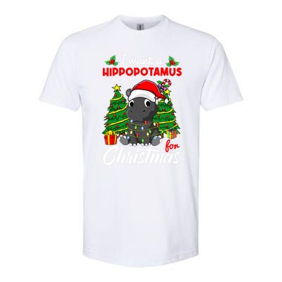 I Want A Hippopotamus For Christmas Xmas Boys Gift Softstyle CVC T-Shirt