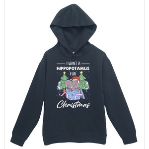 I Want A Hippopotamus For Christmas Xmas Cute Funny Gift Urban Pullover Hoodie