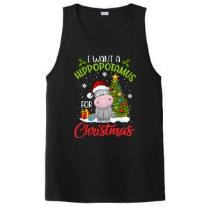 I Want A Hippopotamus For Christmas Xmas Hippo PosiCharge Competitor Tank