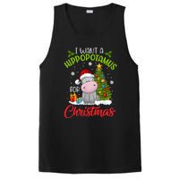 I Want A Hippopotamus For Christmas Xmas Hippo PosiCharge Competitor Tank