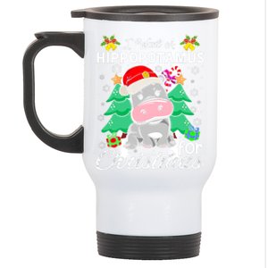 I Want A Hippopotamus For Christmas Xmas Hippo Great Gift Stainless Steel Travel Mug