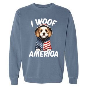 I Woof America Gift Garment-Dyed Sweatshirt