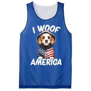 I Woof America Gift Mesh Reversible Basketball Jersey Tank