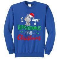 I Want A Hippopotamus For Christmas Xmas Cute Hippo Cute Cute Gift Sweatshirt