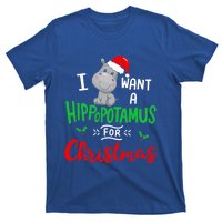 I Want A Hippopotamus For Christmas Xmas Cute Hippo Cute Cute Gift T-Shirt