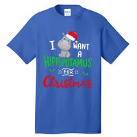 I Want A Hippopotamus For Christmas Xmas Cute Hippo Cute Cute Gift Tall T-Shirt