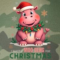 I Want A Moo Deng For Christmas Legacy Tie Dye Trucker Hat