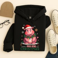 I Want A Moo Deng For Christmas Hoodie