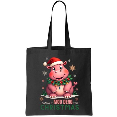 I Want A Moo Deng For Christmas Bag