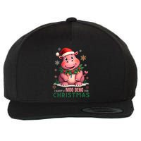 I Want A Moo Deng For Christmas Wool Snapback Cap