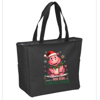 I Want A Moo Deng For Christmas Zip Tote Bag