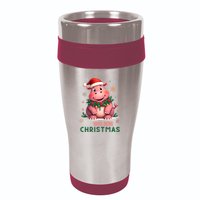 I Want A Moo Deng For Christmas 16oz Travel Tumbler