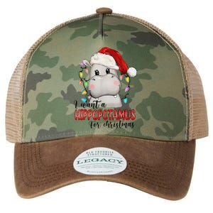 I Want A Hippopotamus For Christmas Xmas Legacy Tie Dye Trucker Hat