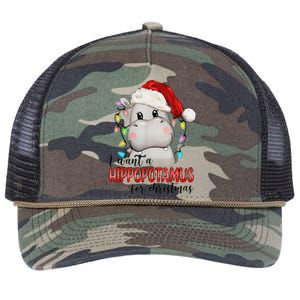 I Want A Hippopotamus For Christmas Xmas Retro Rope Trucker Hat Cap