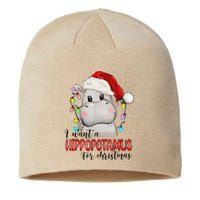 I Want A Hippopotamus For Christmas Xmas Sustainable Beanie