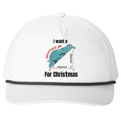 I Want A Hippopotamus For Christmas Snapback Five-Panel Rope Hat