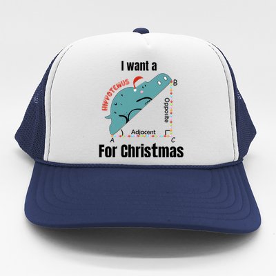 I Want A Hippopotamus For Christmas Trucker Hat