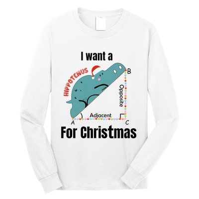 I Want A Hippopotamus For Christmas Long Sleeve Shirt