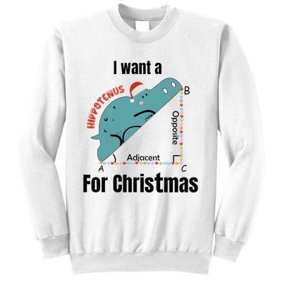 I Want A Hippopotamus For Christmas Sweatshirt