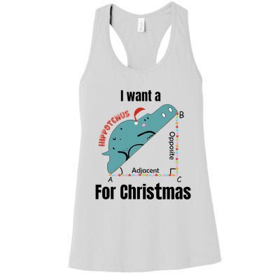 I Want A Hippopotamus For Christmas Women's Racerback Tank