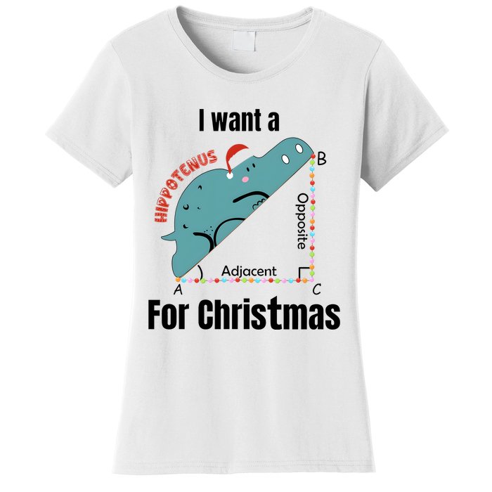 I Want A Hippopotamus For Christmas Women's T-Shirt