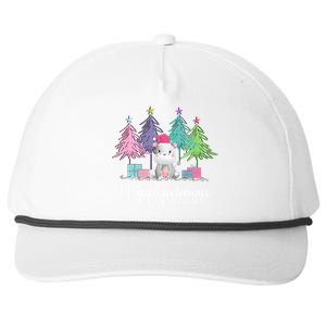 I Want A Hippopotamus For Christmas Xmas Hippo For Women Snapback Five-Panel Rope Hat