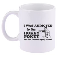 I Was Addicted To The Hokey Pokey Punny Dancing Dance Joke 11oz C Handle Ceramic Mug
