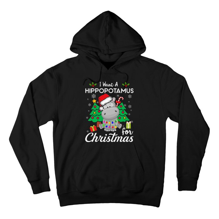 I Want A Hippopotamus For Christmas Xmas Costume Hoodie