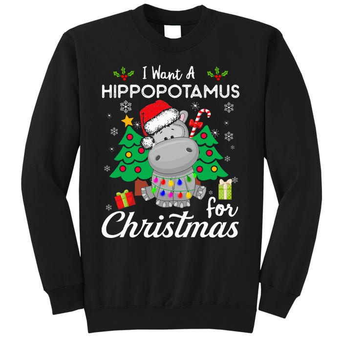 I Want A Hippopotamus For Christmas Xmas Costume Sweatshirt