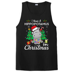 I Want A Hippopotamus For Christmas Xmas Costume PosiCharge Competitor Tank