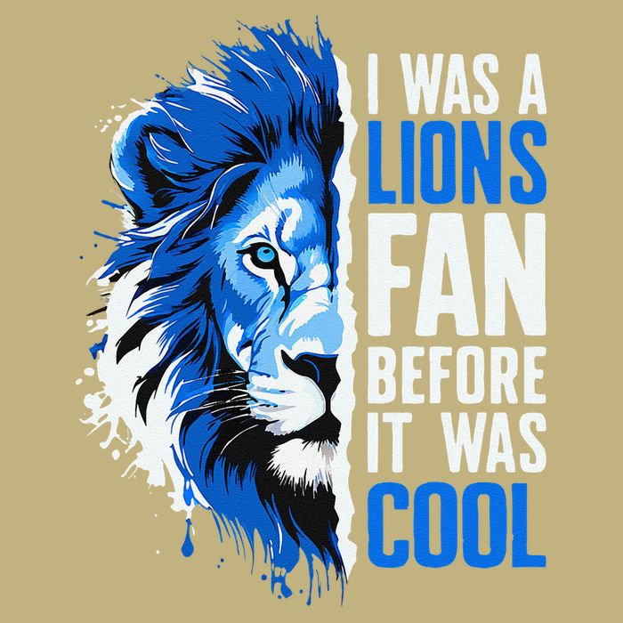 I Was A Lions Fan Before It Was Cool Lions Fan Cooling Performance Crew T-Shirt
