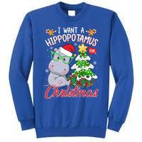 I Want A Hippopotamus For Christmas Xmas Hippo For Gift Sweatshirt