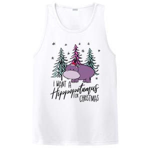 I Want A Hippopotamus For Christmas Cute Xmas Costume PosiCharge Competitor Tank