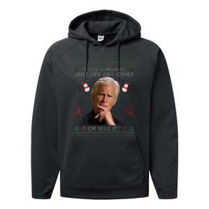 It Was A Holiday Just Like Any Other Or Was It Performance Fleece Hoodie