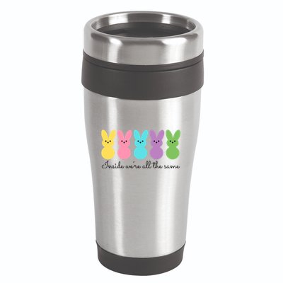 Inside We Are All The Same Easter Bunny 16oz Travel Tumbler