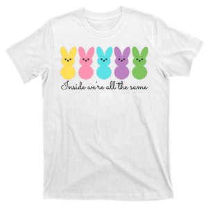 Inside We Are All The Same Easter Bunny T-Shirt