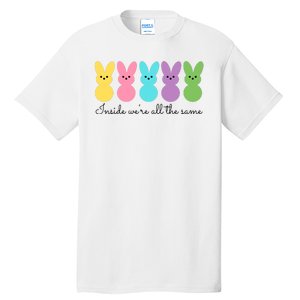 Inside We Are All The Same Easter Bunny Tall T-Shirt