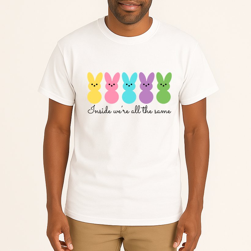 Inside We Are All The Same Easter Bunny Tall T-Shirt